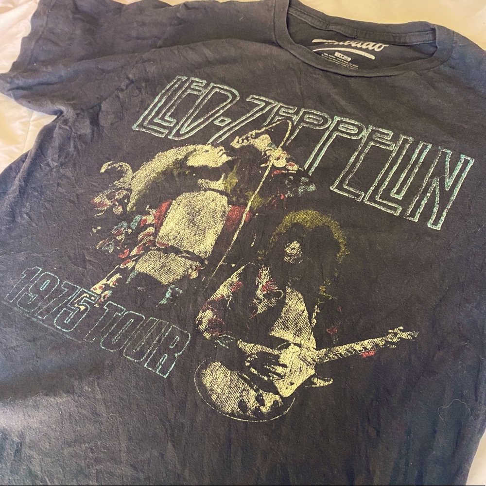 Vintage Led Zeppelin 1975 Tour Shirt Unisex
